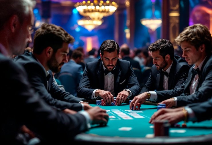 Meja Texas Poker di pelangi138 dengan antarmuka seluler yang jelas